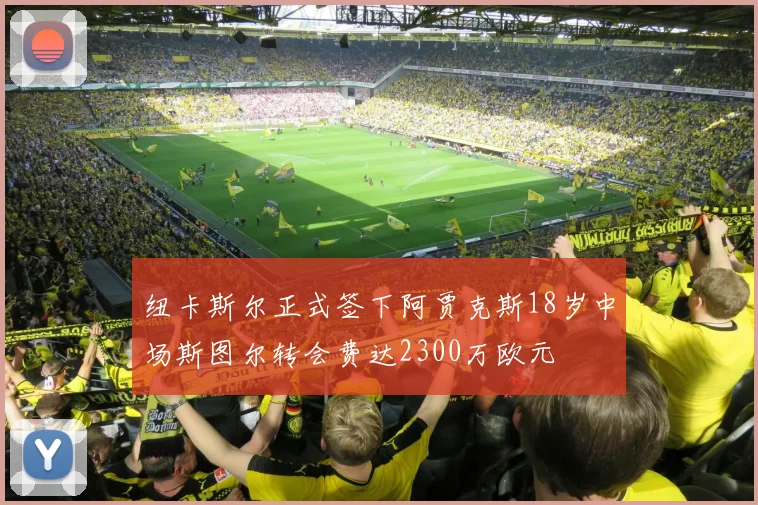 纽卡斯尔正式签下阿贾克斯18岁中场斯图尔转会费达2300万欧元